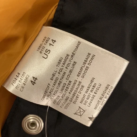 Bogner black down jacket